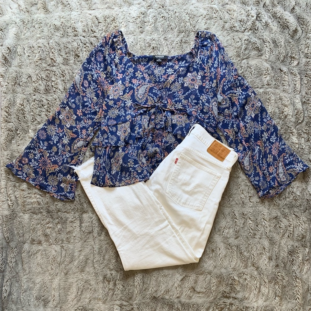 Hommage Ruffle Layered Blouse